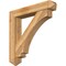 Ekena Millwork Imperial Arts and Crafts Rough Sawn Bracket w/ Offset Brace, Western Red Cedar, 8"W x 44"D x 44"H BKT0806X44X44IMP03RWR - alternate 1